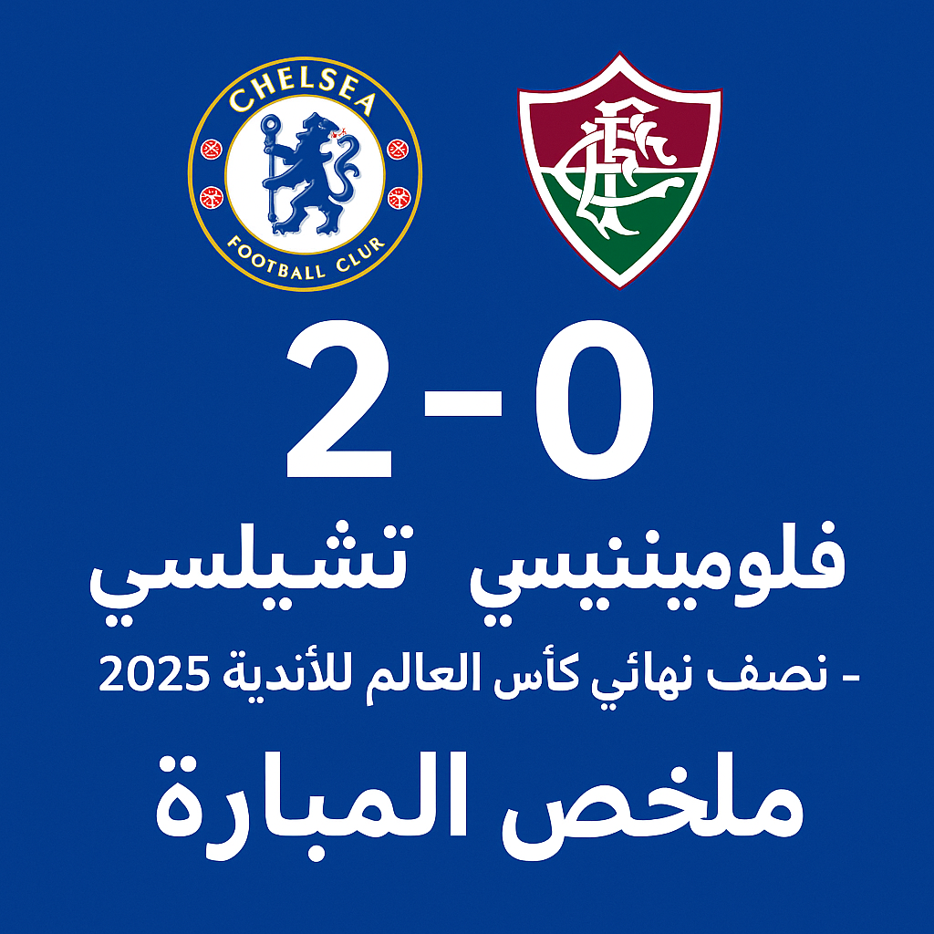 ملخص المباراة الكامل تشيلسي 2 × 0 فلومينينسي
