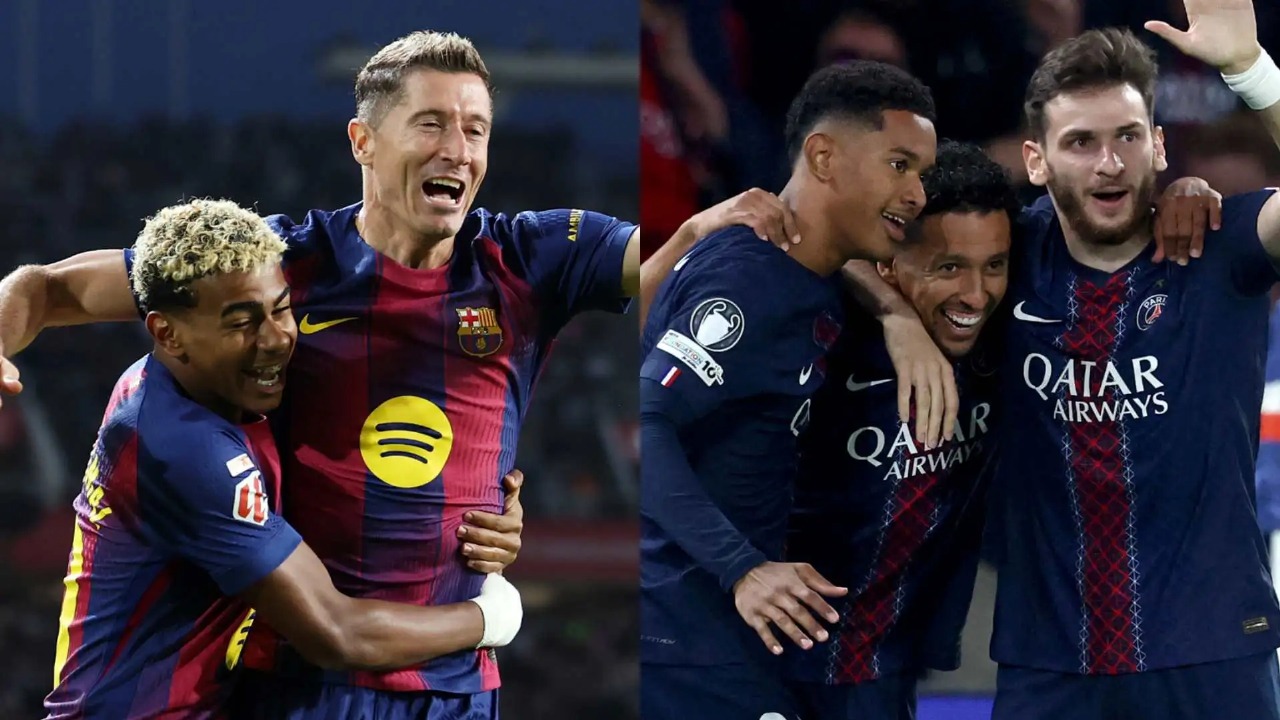 نظرة عامة على المباراة بين برشلونة و باريس سان جيرمان